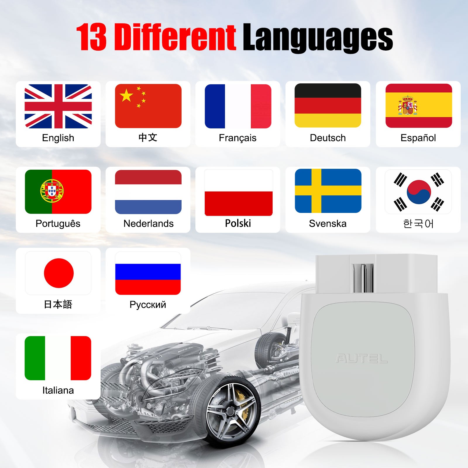 Autel MaxiAP AP200 Bluetooth OBD2 Scanner Code Full System Diagnostic TPMS IMMO