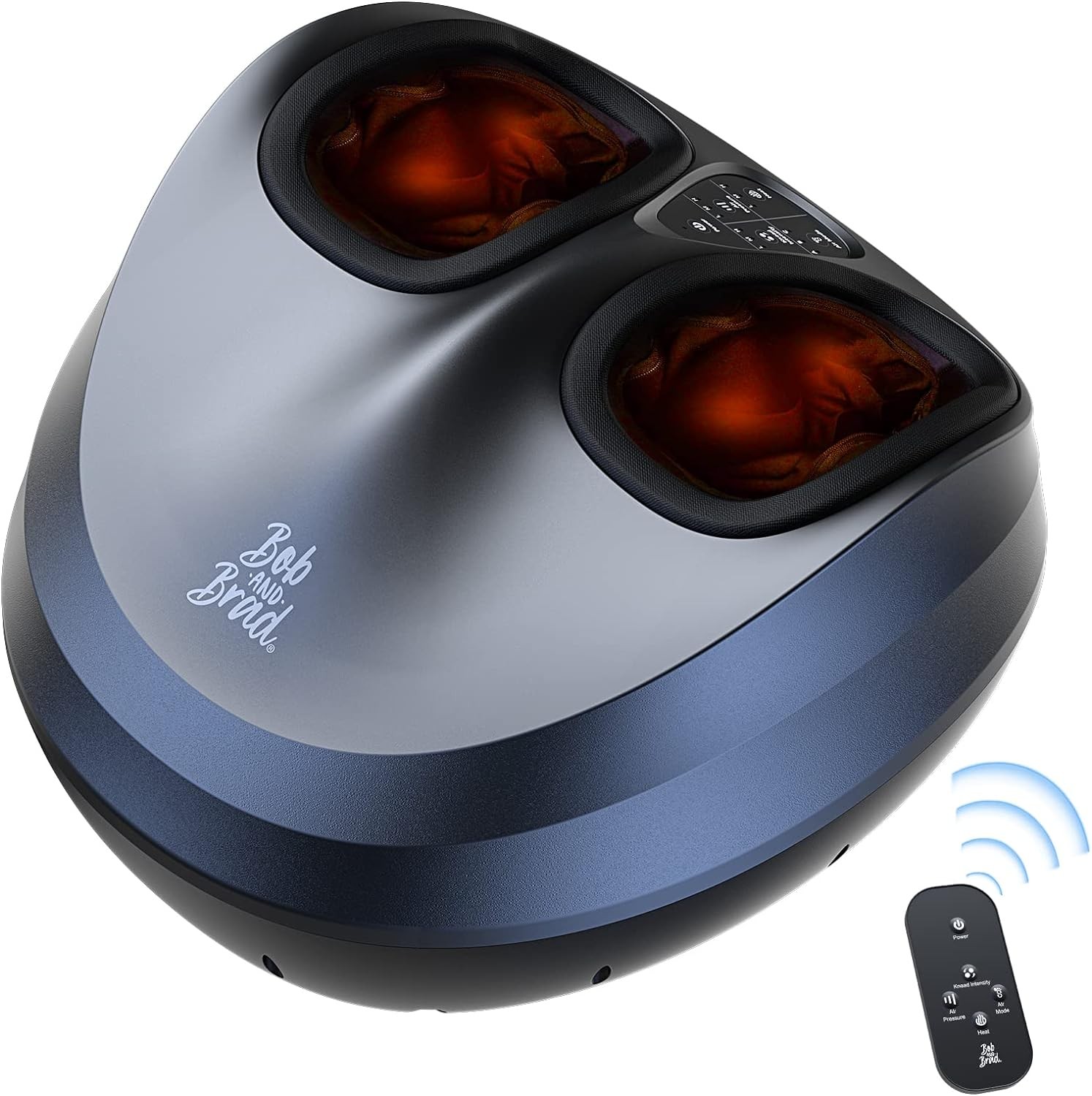 BOB AND BRAD Electric Foot Massager Heat,PainRelief Shiatsu Heated Deep Kneading