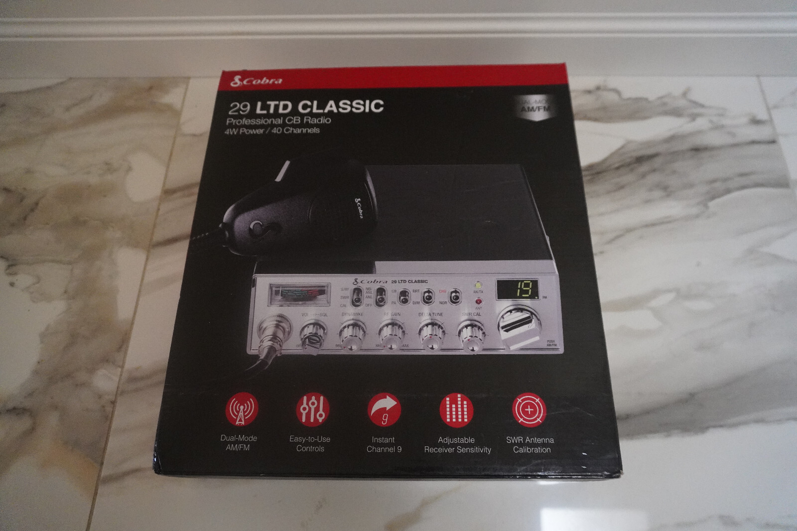 NEW Cobra 29 LTD Classic Professional CB Radio 4 WATT POWER 40 CHANNEL