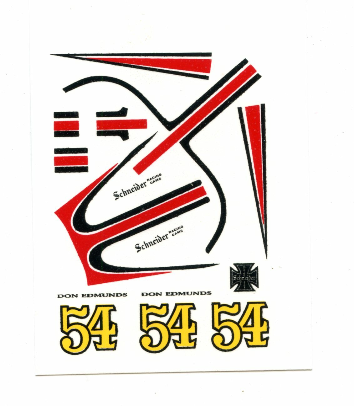# 54 Don Edmund  DECAL SHEET