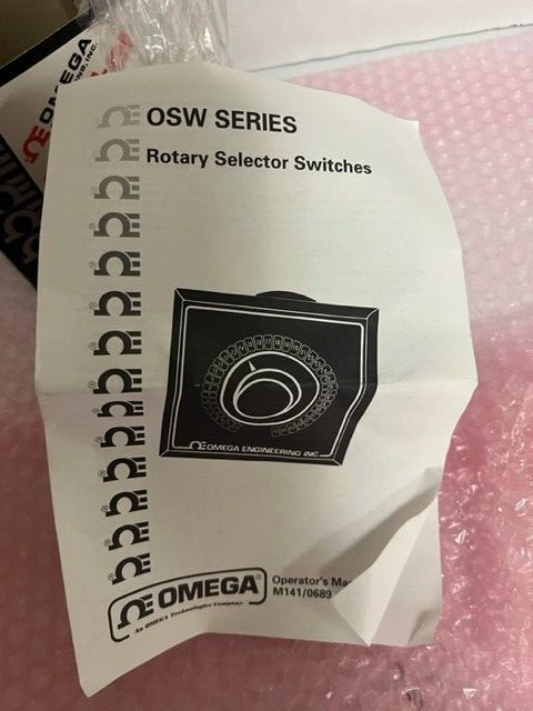 Omega Engineering OSW3-9GG, 9 Position Rotary Thermocouple Selector Switch