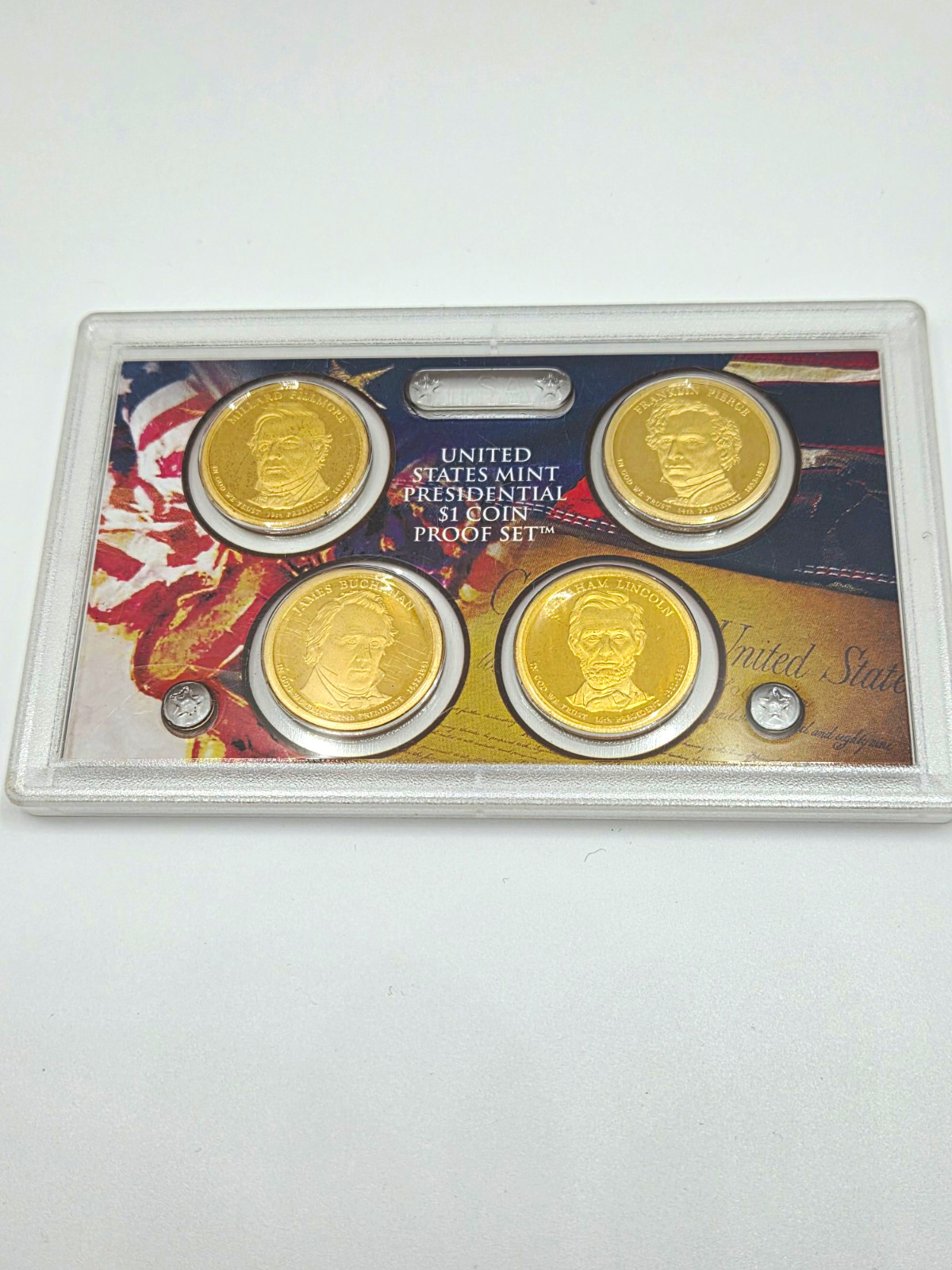 United States Mint 2010 Presidential $1 Proof Set 4 Coins Original Holder