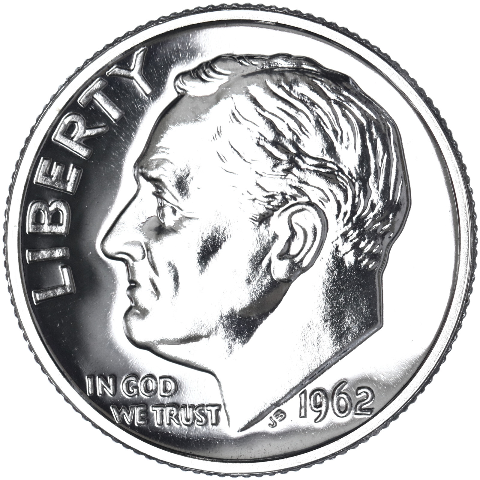 1962 (P) Roosevelt Dime Gem Proof 90% Silver