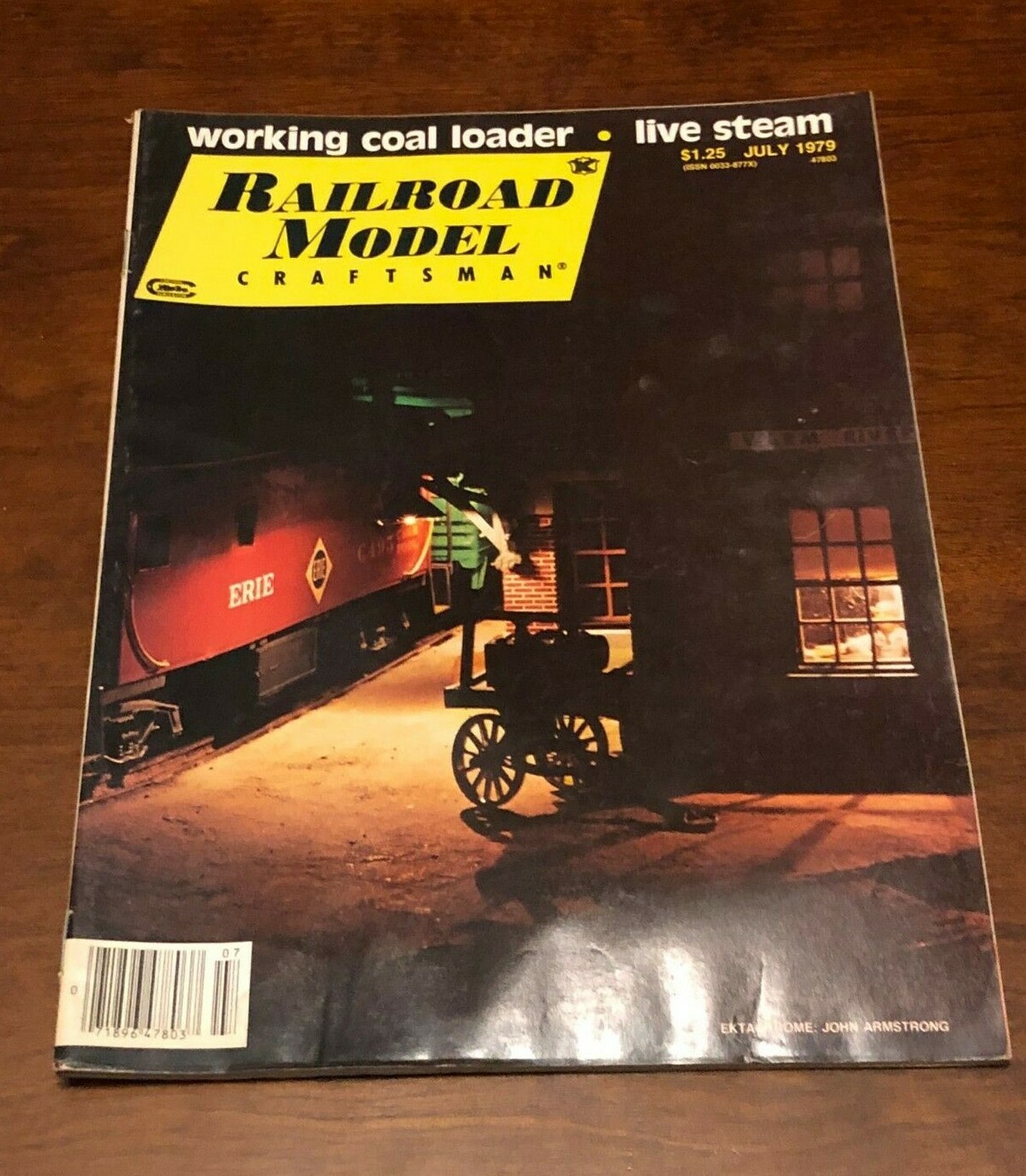 RAILROAD MODEL CRAFTSMAN MAGAZINE (July 1979) Wooden Trestle, C&O Depot, NR&N