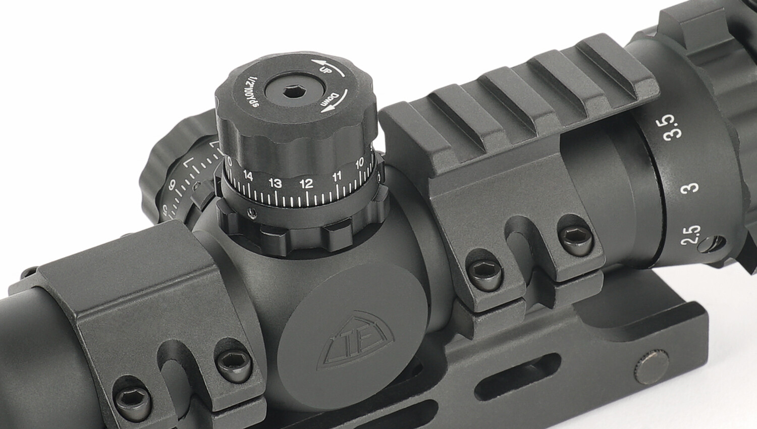 Trinity Force 1-4x28 ASSAULT OPTIC Mil Dot P4 Sniper Matte Black - NT1428BH