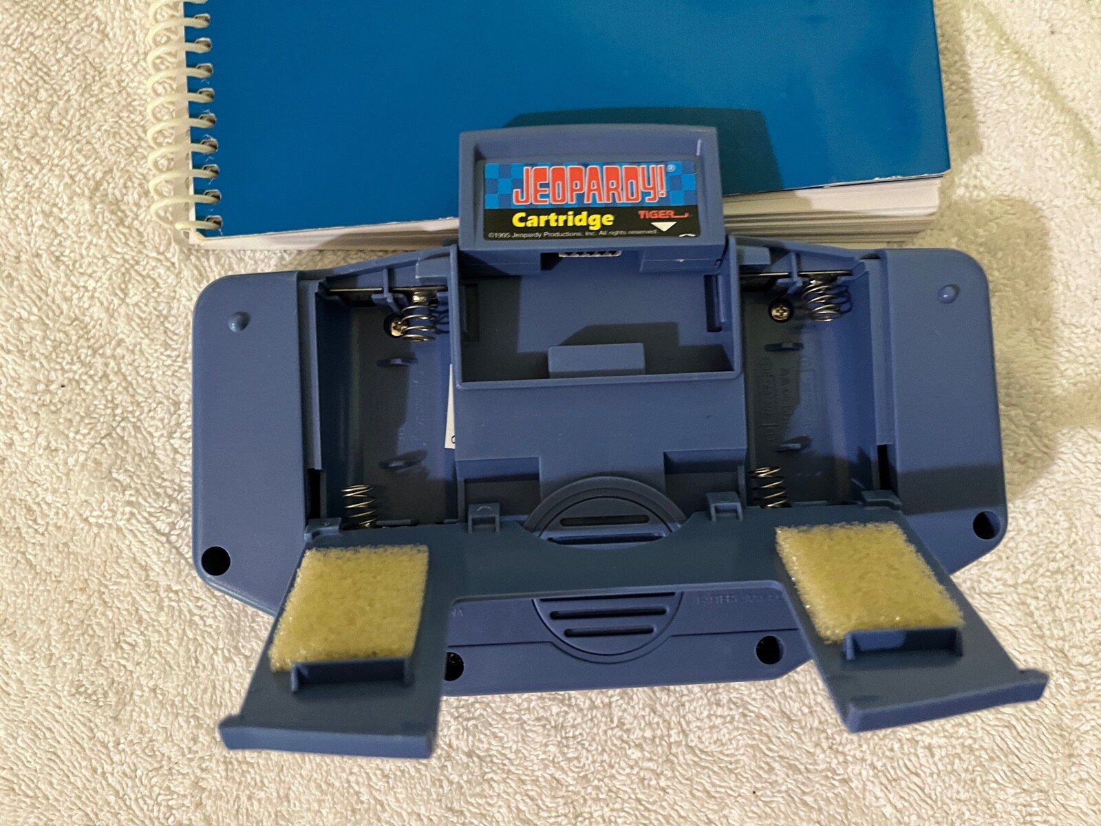 Jeopardy Handheld Electronic Games 1995 with Answer Question Book