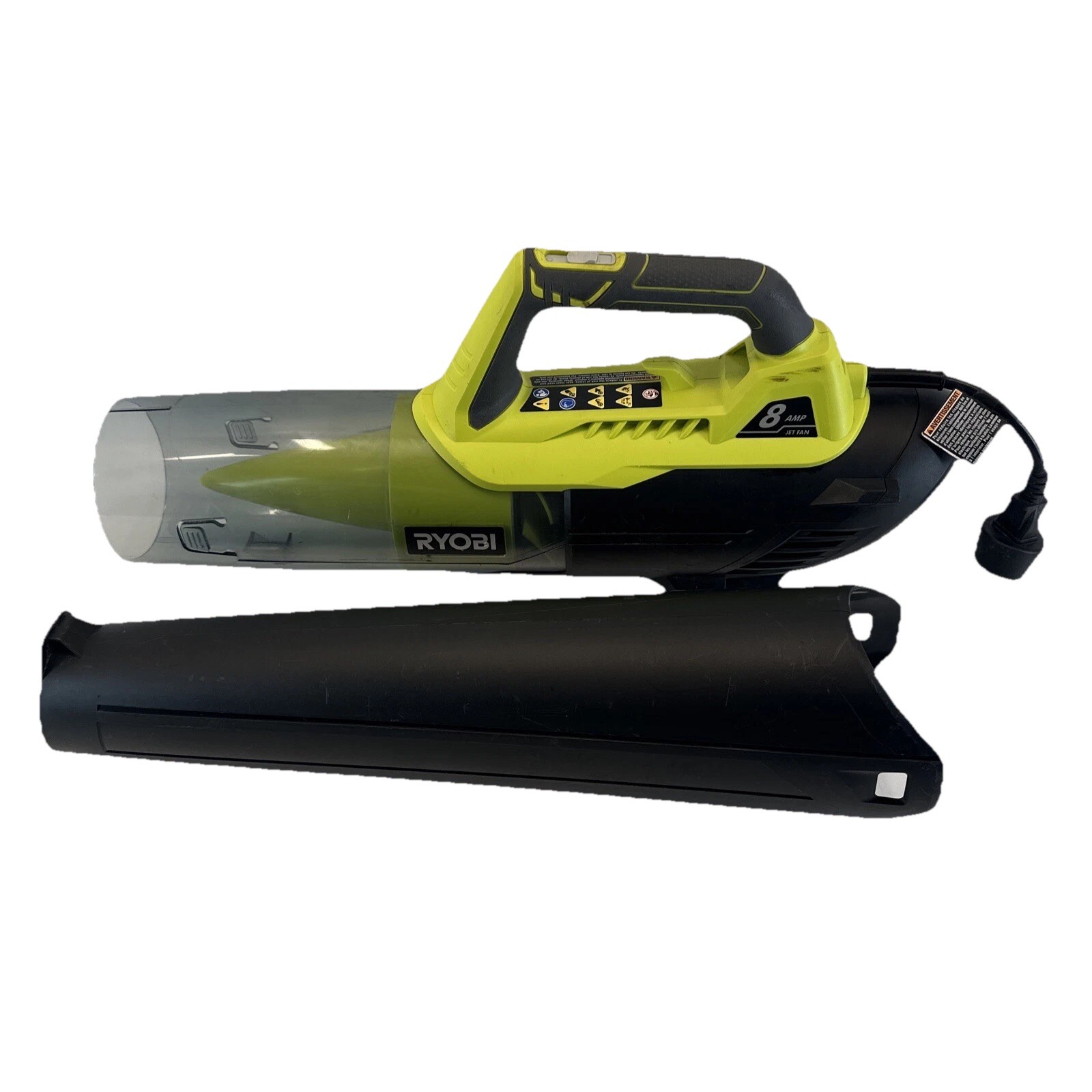 Ryobi 8 Amp Corded Electric Jet Fan Blower 135 MPH 440 CFM RY421021