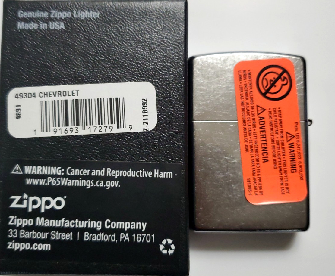 Zippo Lighter Chevrolet 49304 #108A