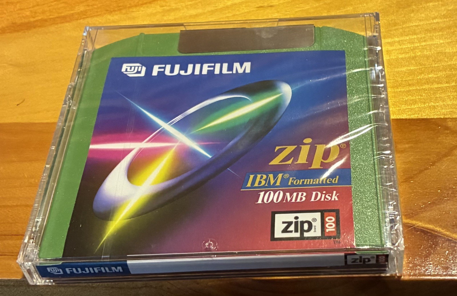 New FUJIFILM 100 MB Zip Disc 1-pack IBM Formatted, uses Standard Zip Drive -CD1