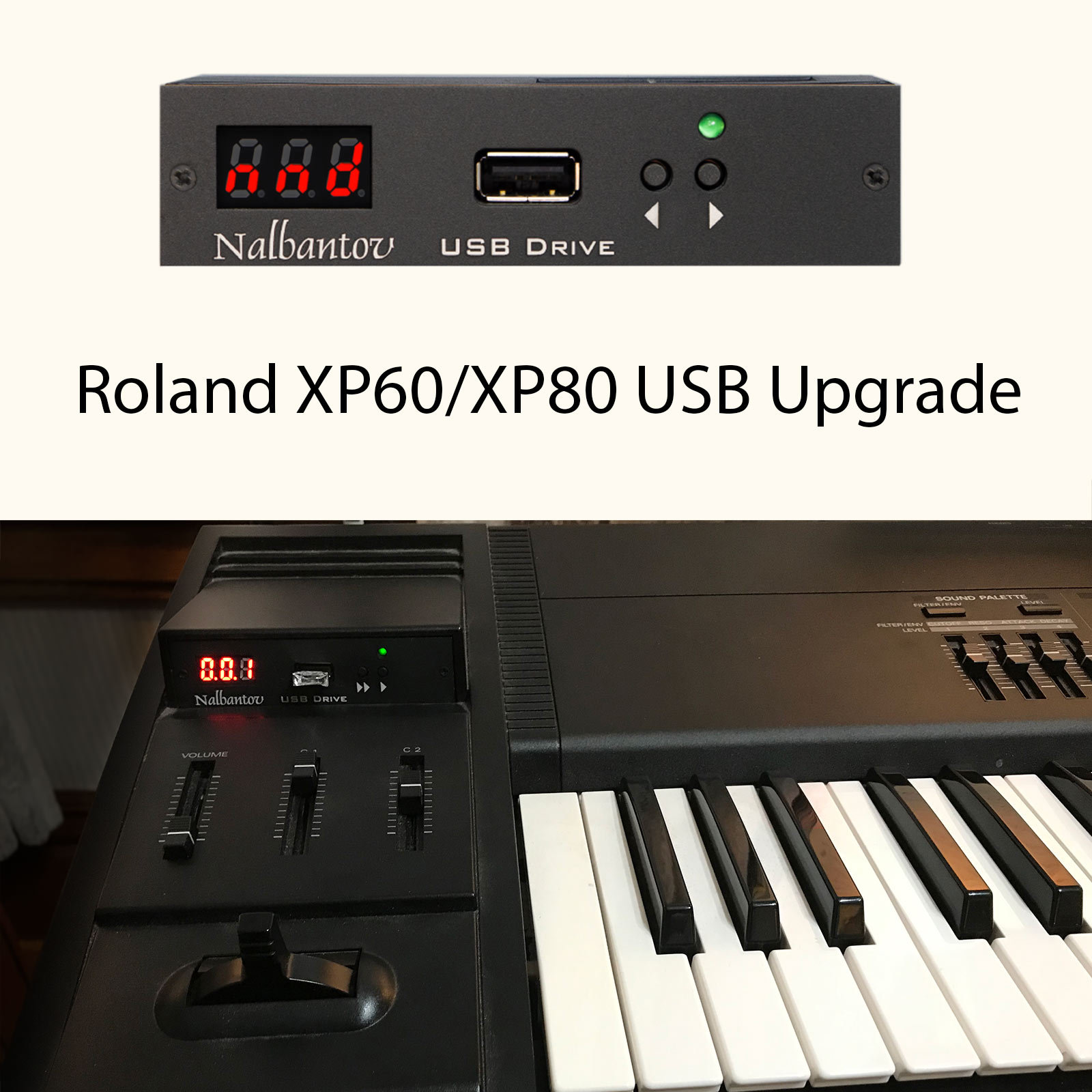 Floppy USB Emulator N-Drive 1000 for Roland E500 XP60 XP80 EM2000 MT300(S) AT45