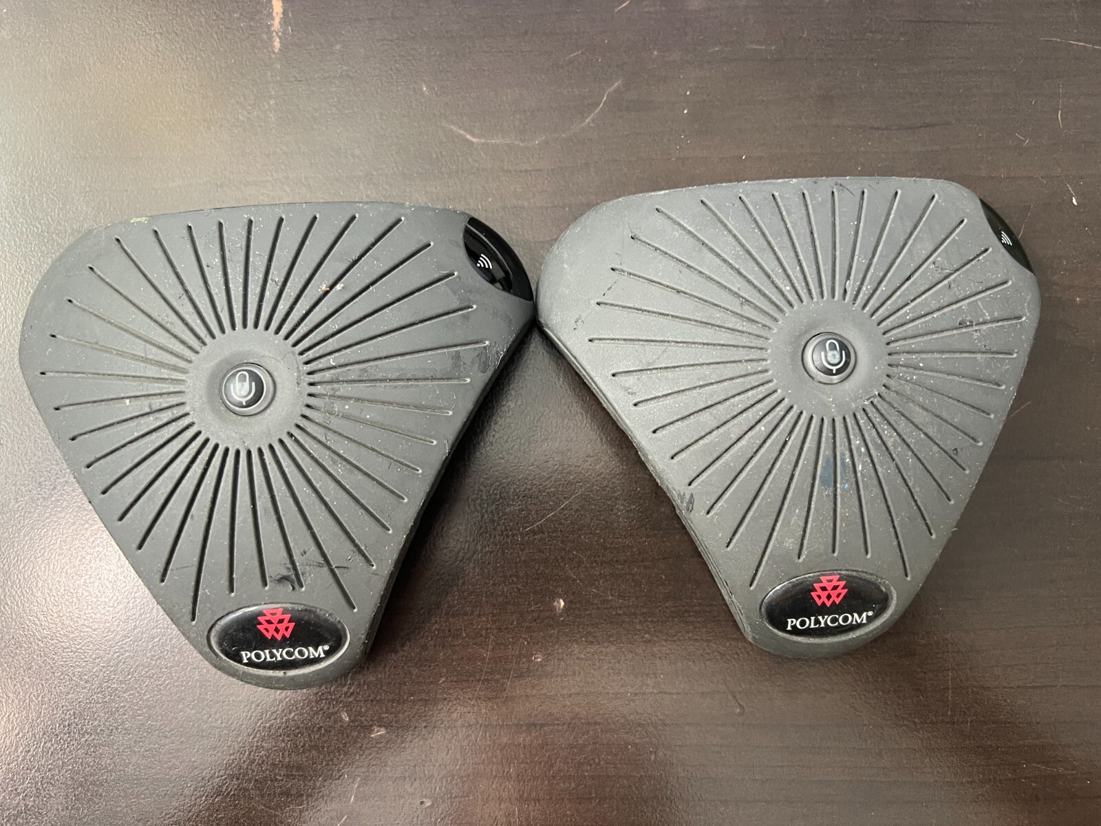 Lot of 2 POLYCOM 2201-09174-003 MICROPHONE POD