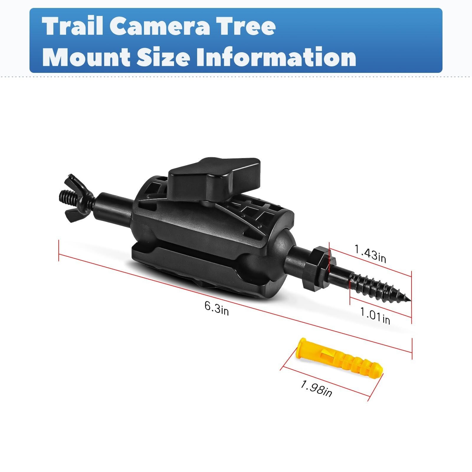 Adjustable Trail Camera Tree Mount: Game Camera Outdoor Mounting Bracket Hold...