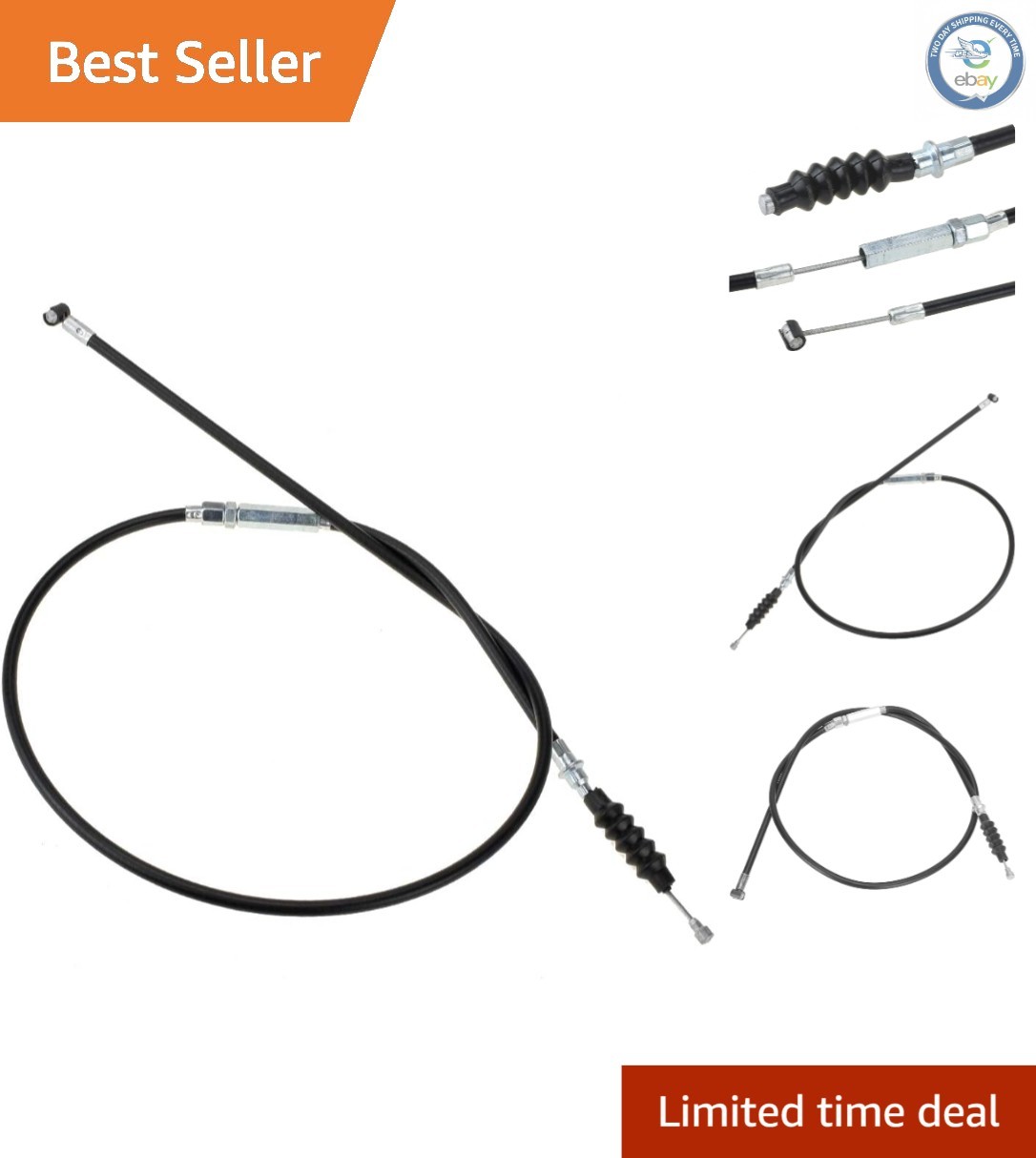 38.98-Inch Clutch Cable Replacement with Adjuster for Dirt Bikes & Motorcycles