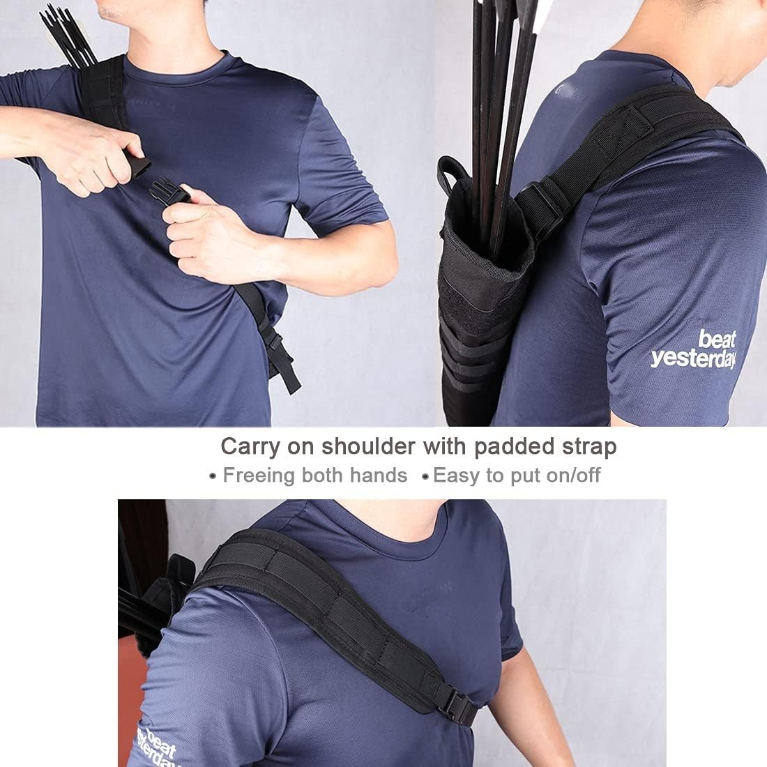 Lightweight Back Arrow Quiver - Molle System