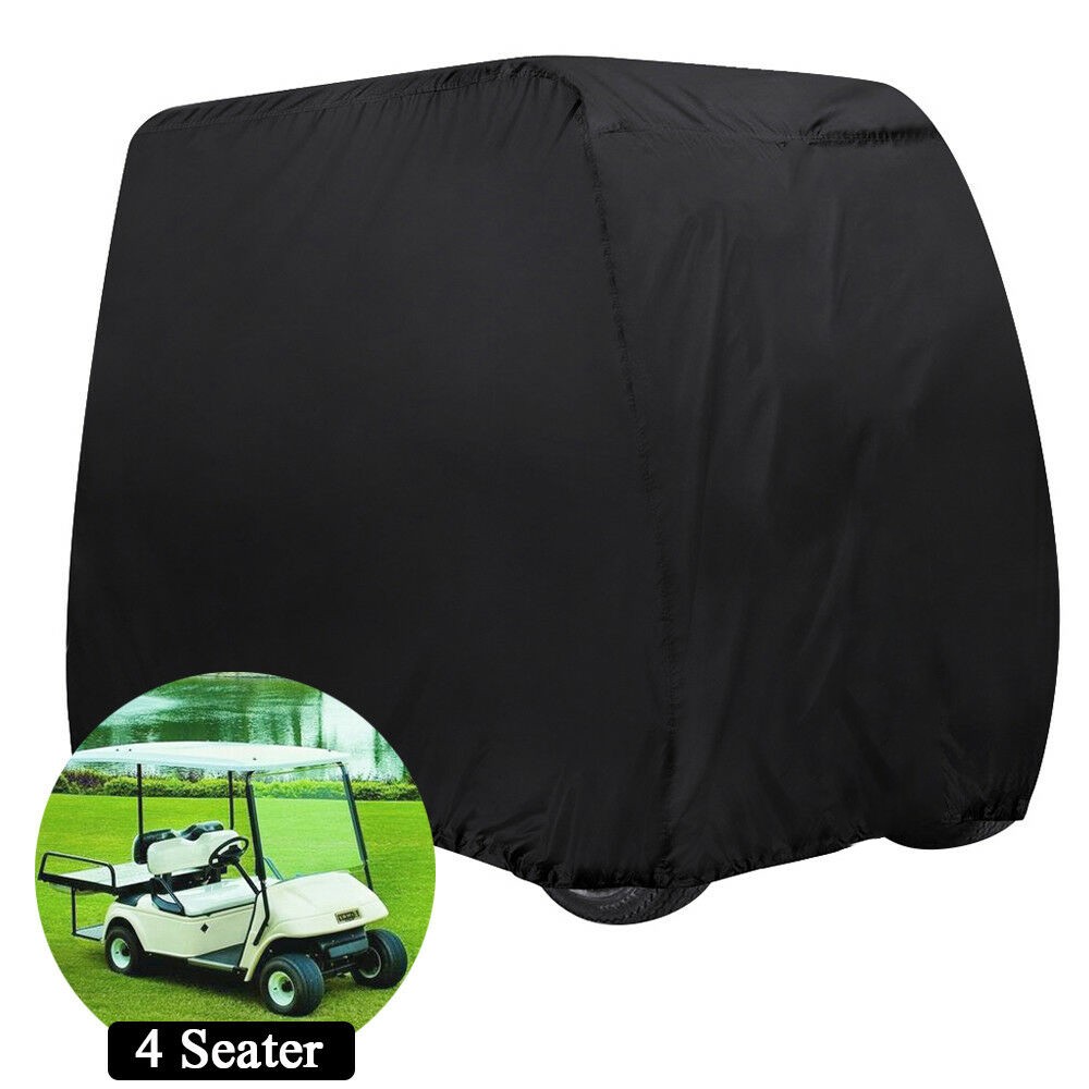 Waterproof Golf Cart Cover 4 Passengers 210D Fit For EZGO /Club Car /Yamaha