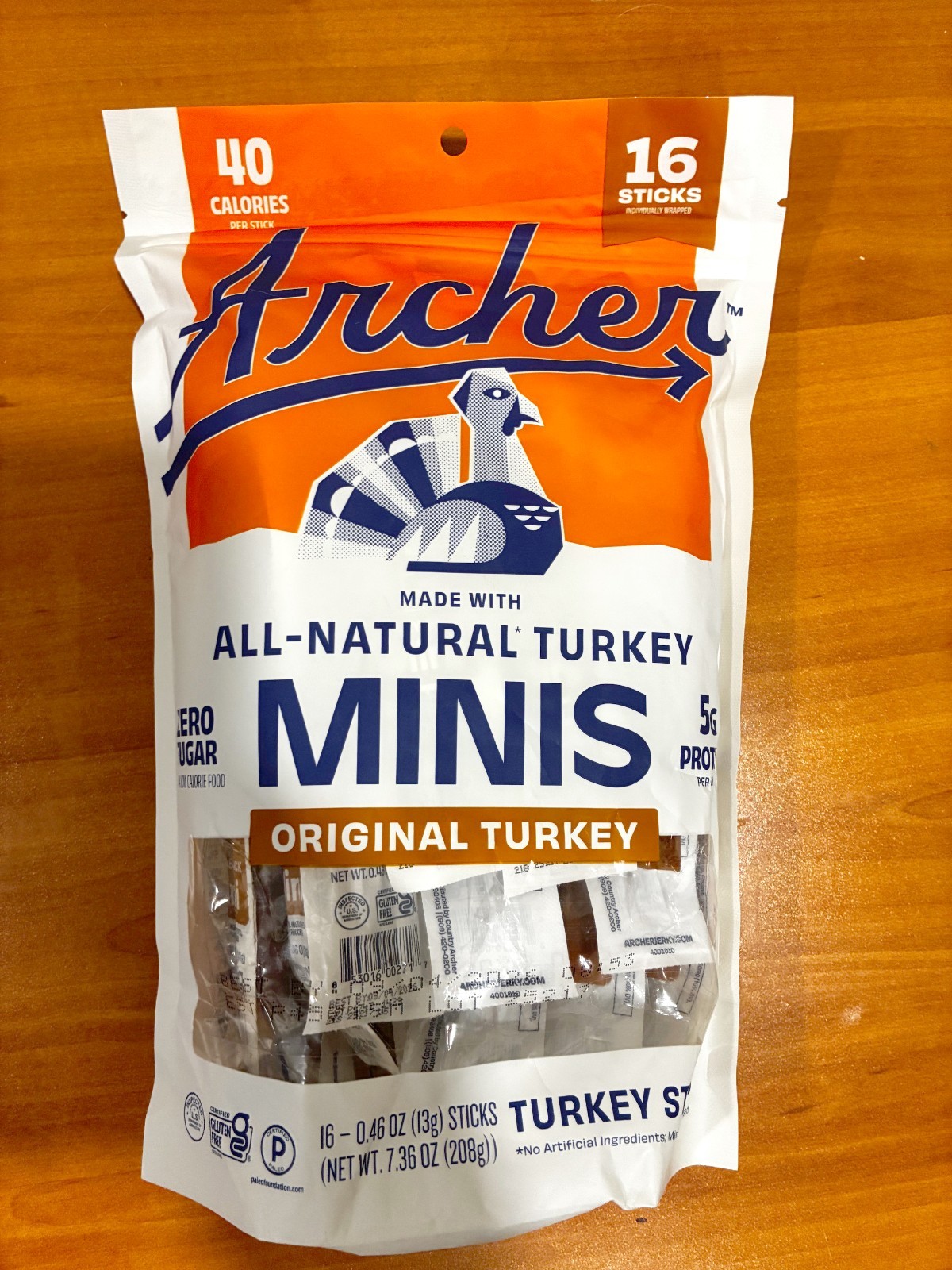 Archer All-Natural Turkey Minis, 16 pack