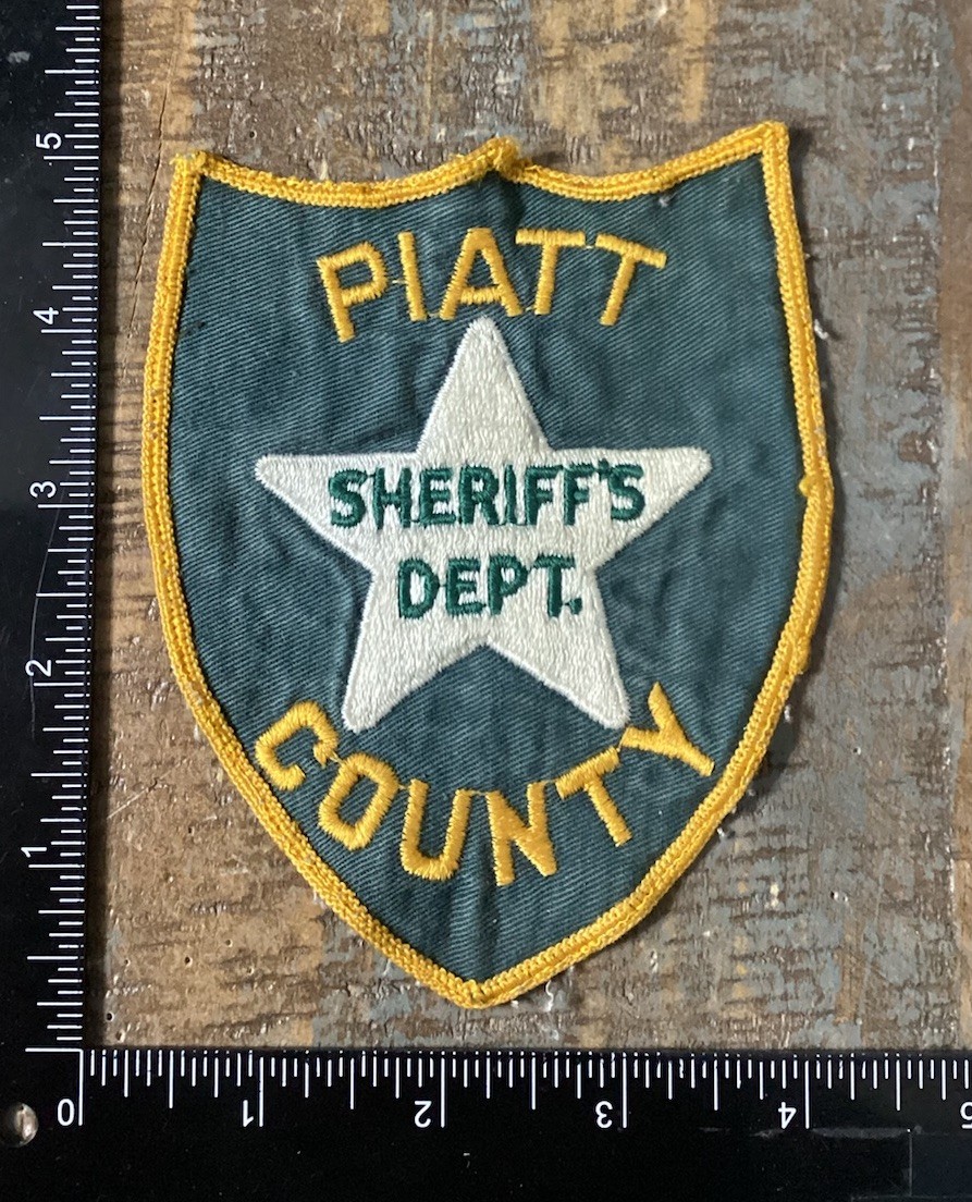Vintage PIATT COUNTY SHERIFF'S DEPARTMENT Illinois Police Patch