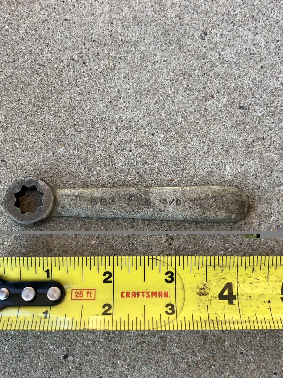 Armstrong 583 Machinist Milling Lathe 8 Point 3/8” Wrench