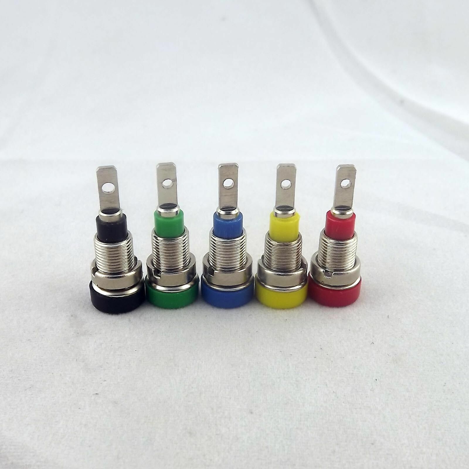 50x 2mm Binding Post Banana Socket Panel Mount Test Probe Multimeter Instrument