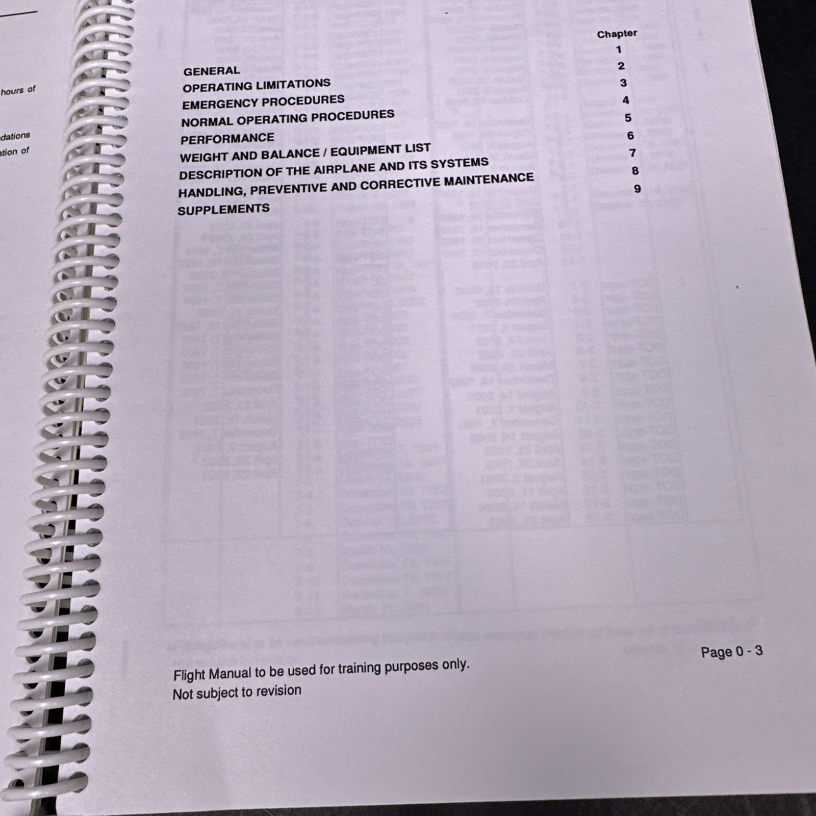 Diamond DA20-C1 Pilot's Information Manual