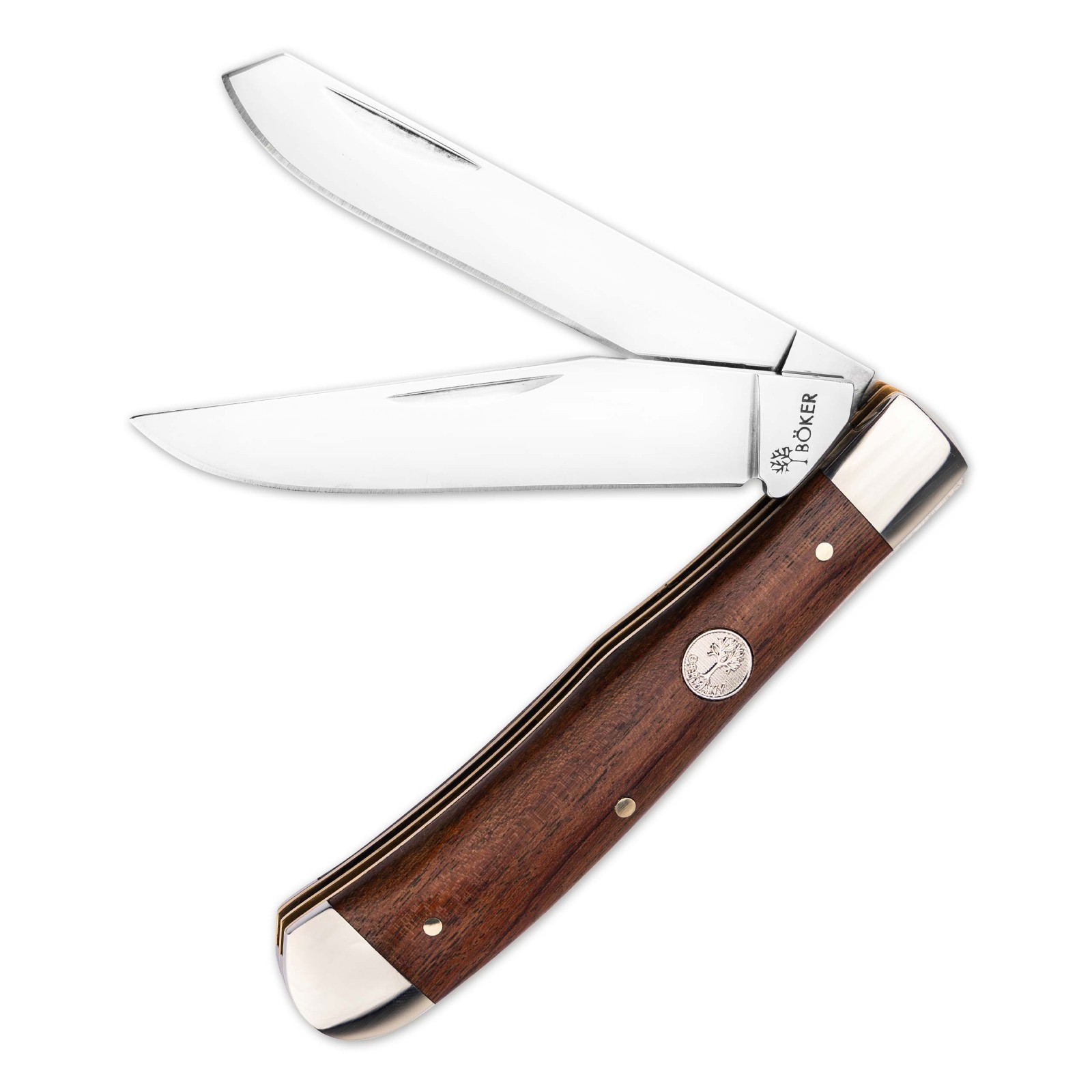 BOKER Treebrand 1095 Trapper Rosewood Classic Two-Blade Folding Knife EDC 110883