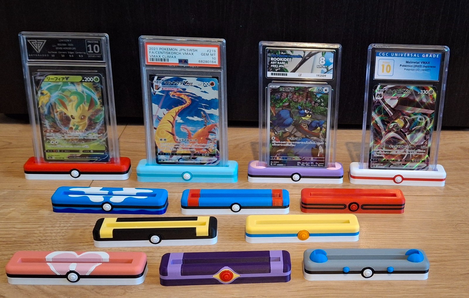 PSA-ACE-CGC-Get Graded-Beckett-Magnetic Holder-Top Loader TCG Display Stands