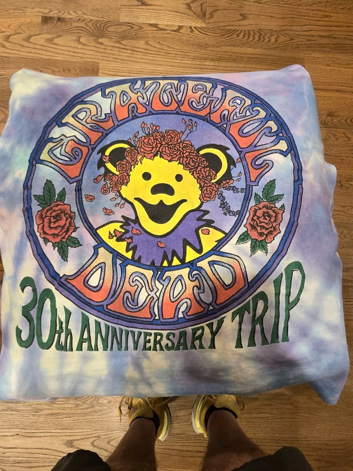 Vintage GRATEFUL DEAD 30th Anniversary Trip Concert Dancing Bears Tshirt