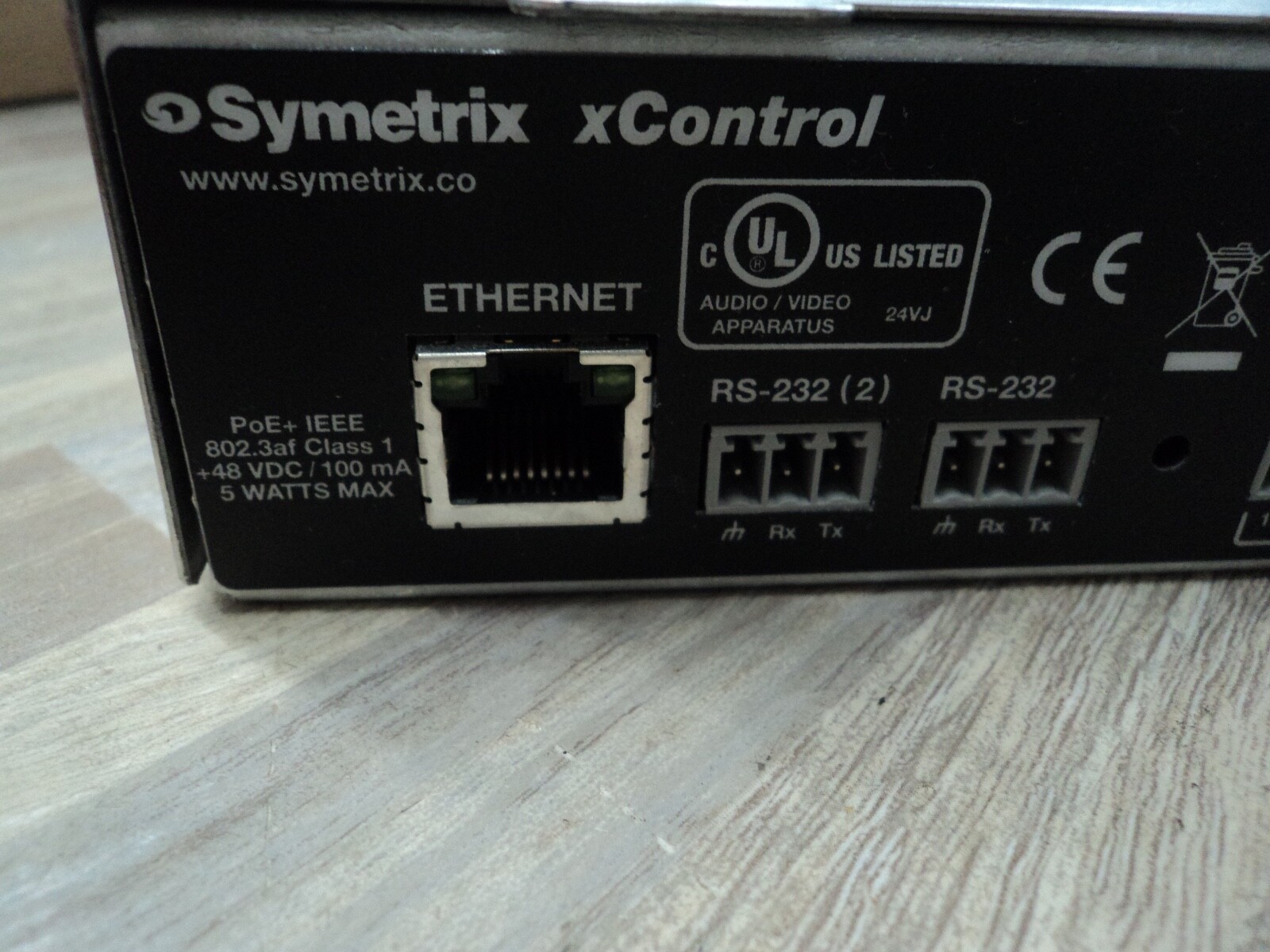 Symetrix External Control Expander Item ID: XCONTROL W/ SHELF
