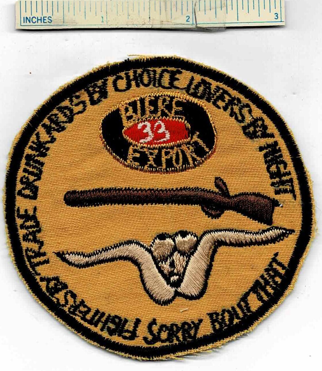 Vietnam War Biere 33 - DRUNKARDS By CHOICE Lovers By Night - Beer Export Us Army