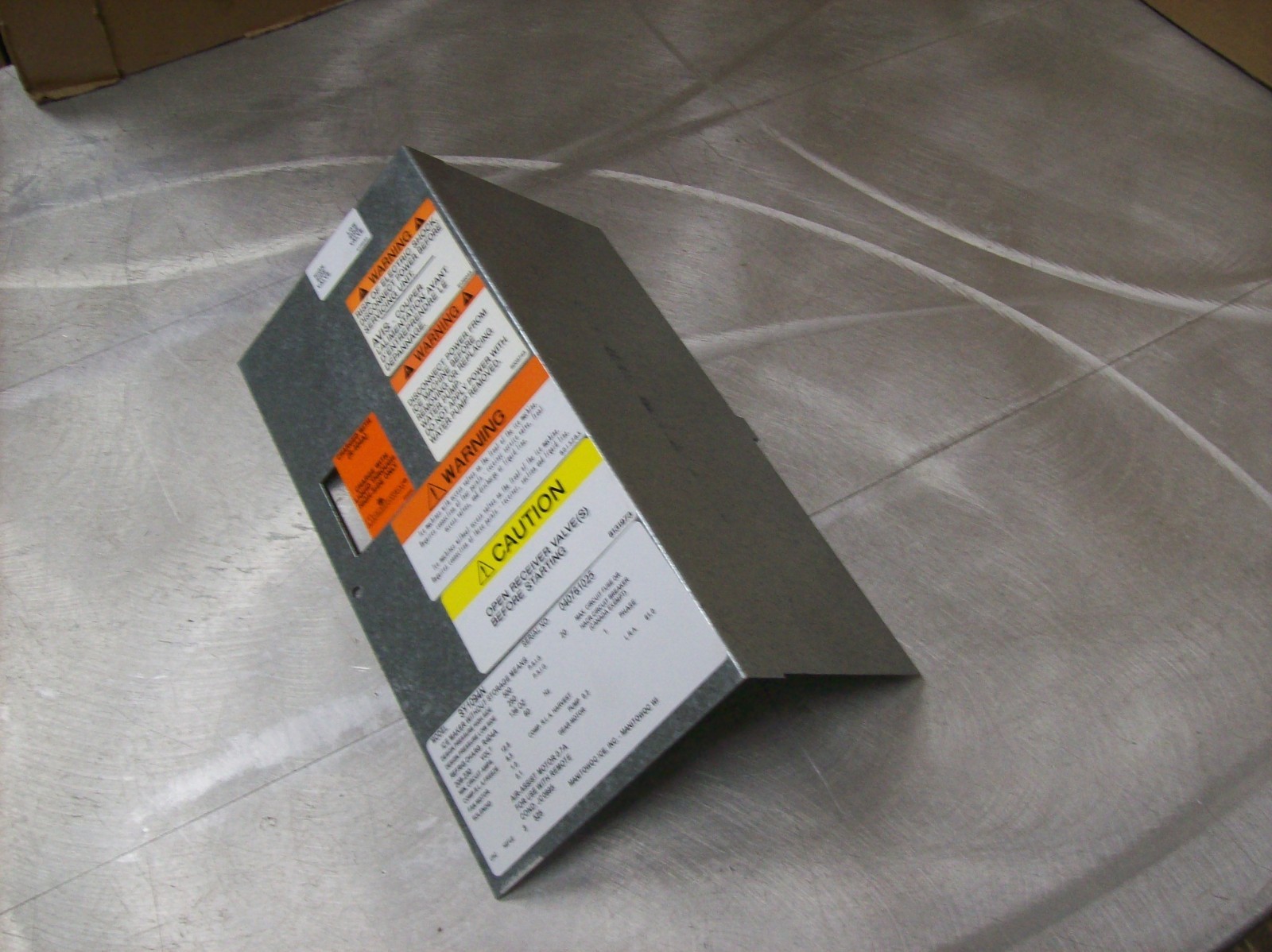 Manitowoc Genuine OEM NOS SY1094N Control Box Cover
