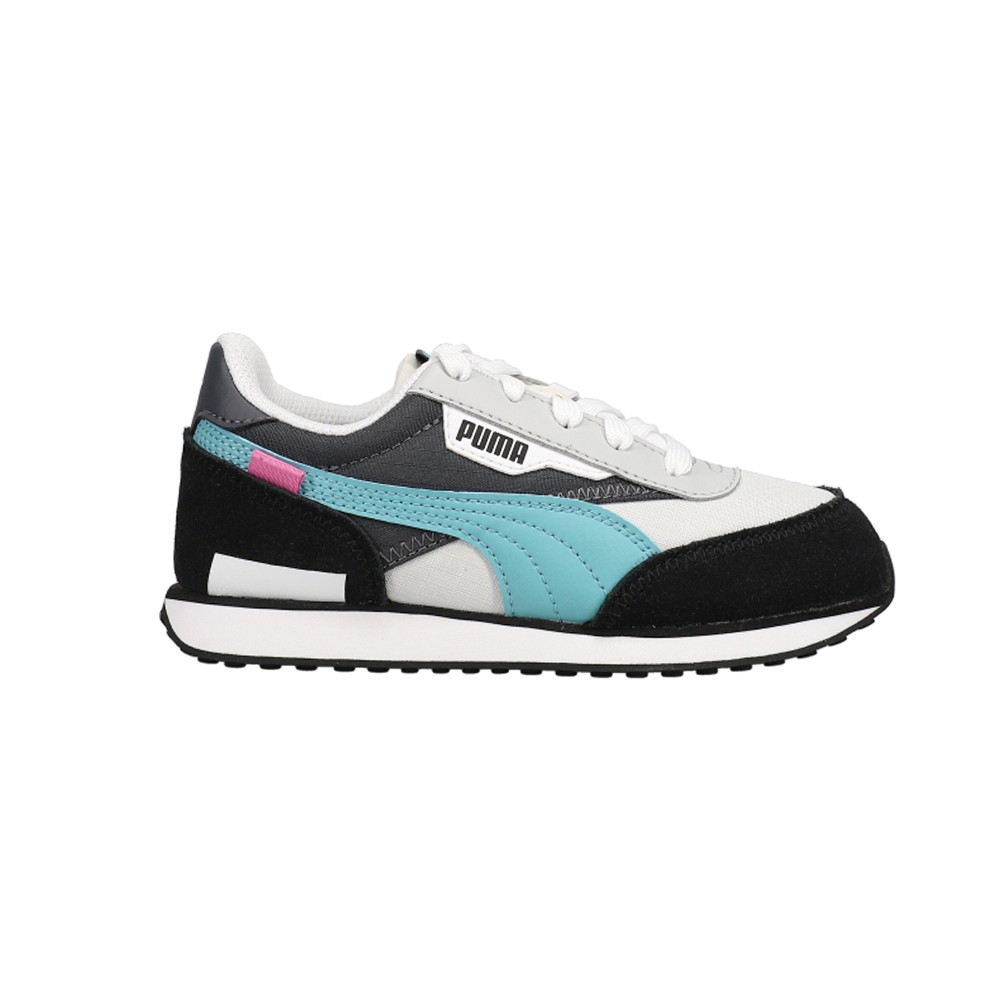 PUMA Future Rider Play On Lace Up  Toddler Girls Black, Blue, White Sneakers Cas