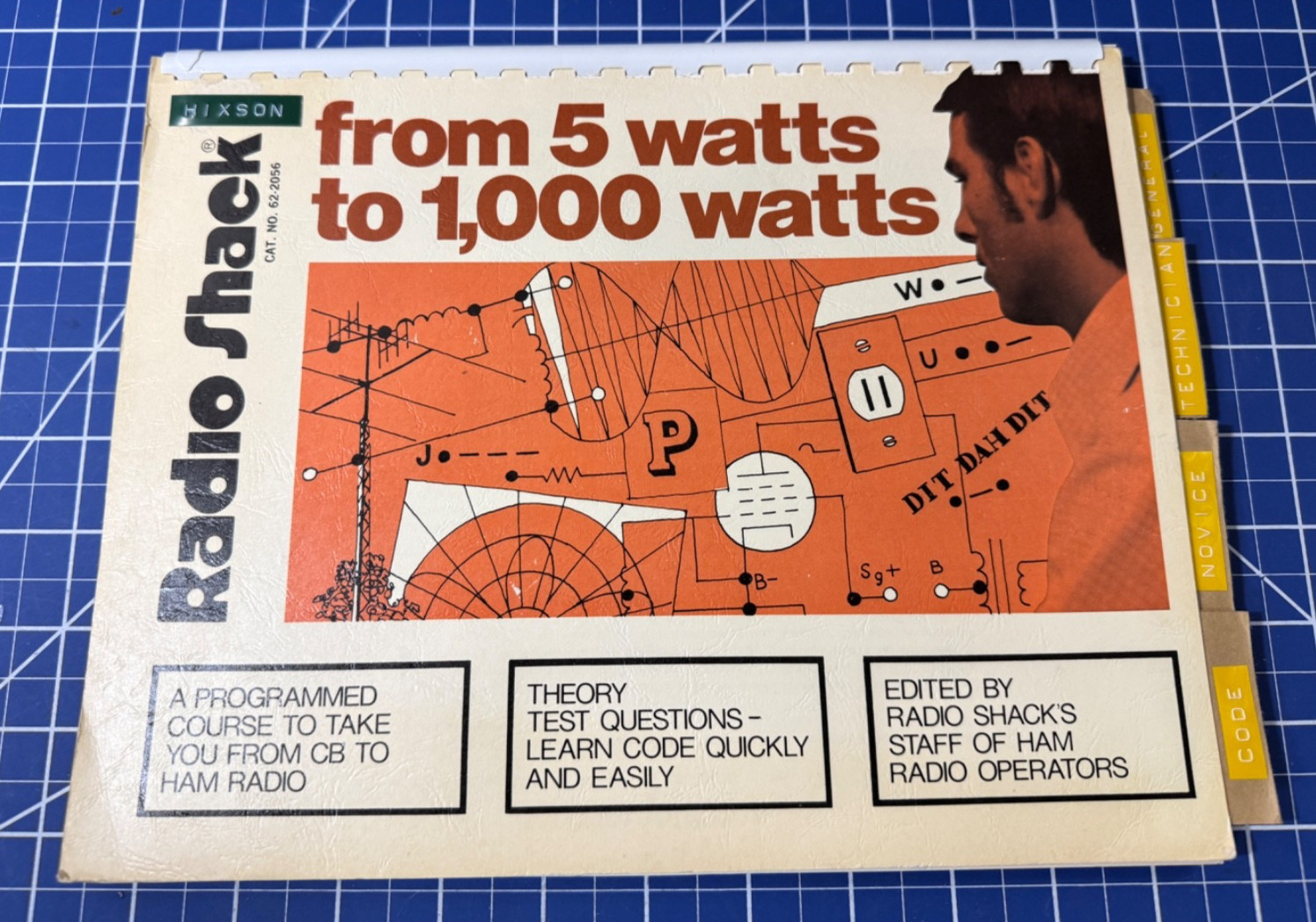 RadioShack Cat. No. 62-2056 from 5 Watts to 1,000 Watts Ham Radio Course Book