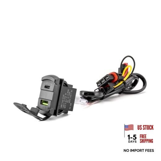 Polaris RZR Ranger USB Tpye C Rocker Switch Fits Polaris RZR Ranger USB & Tpye C