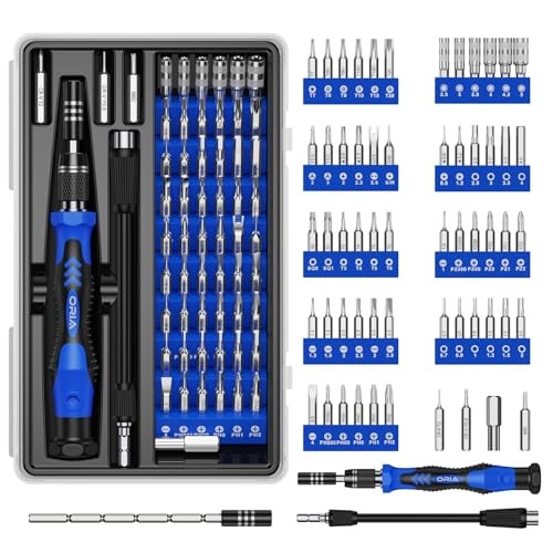 Precision Screwdriver Set, 61 in 1 Small Screwdriver Set with 57 Blue