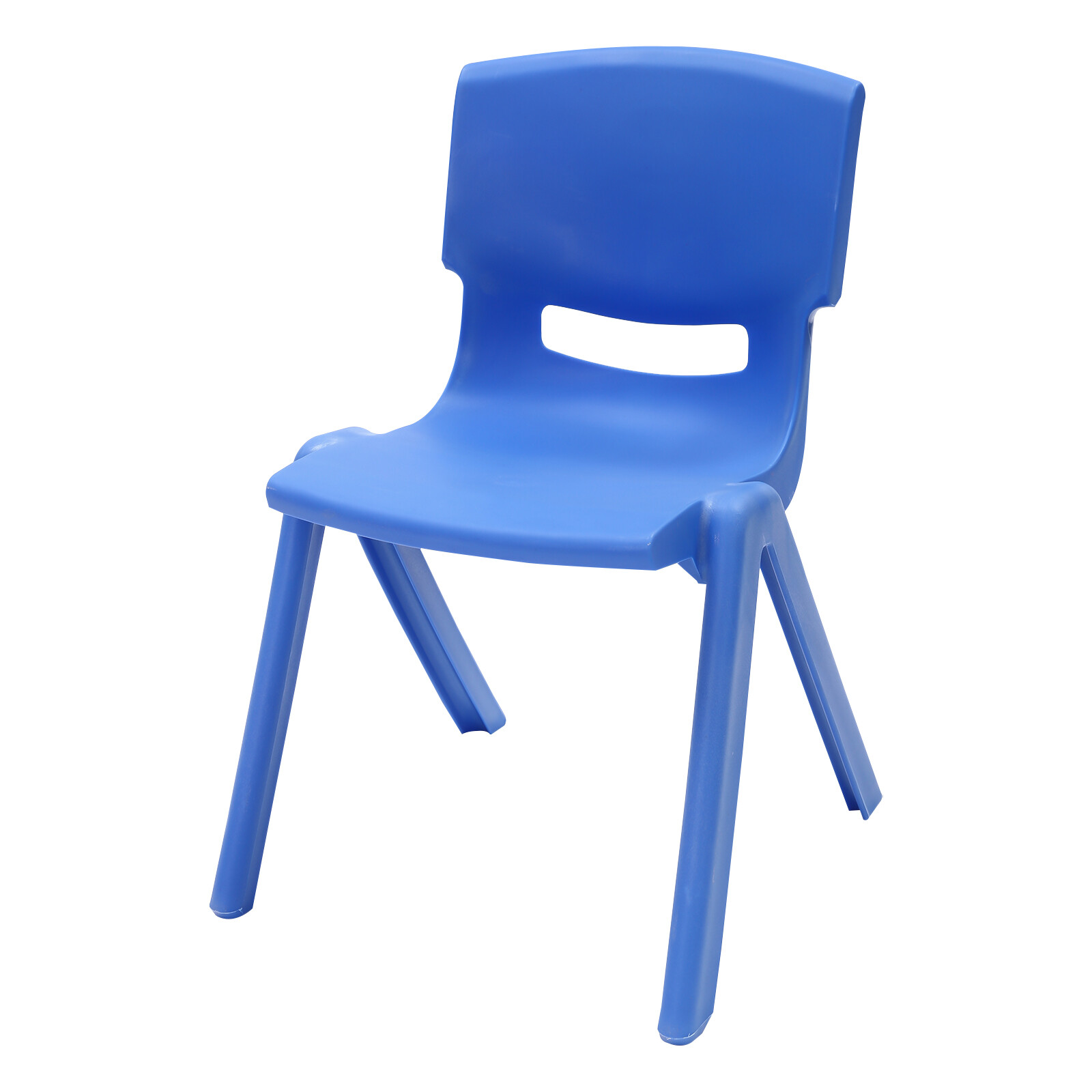 6 Pcs Stackable School Chairs Kids Plastic Stack Chairs Toddler Chair Multicolor