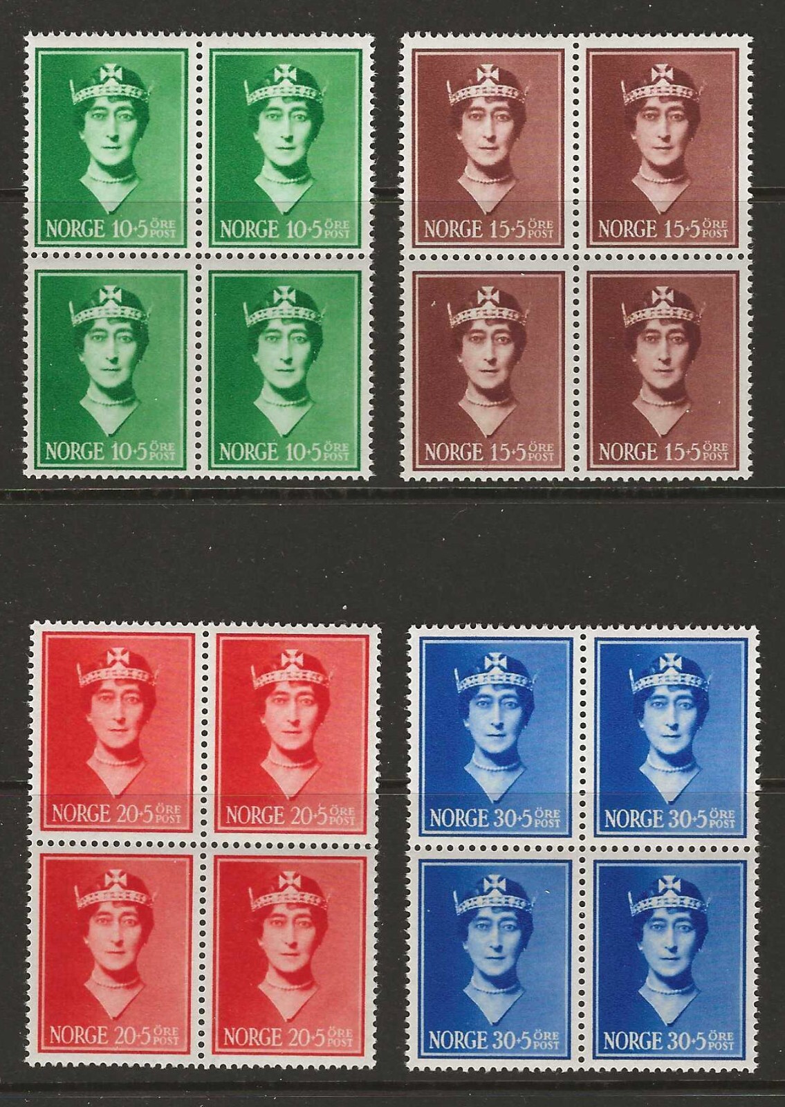 Norway 1939 Queen Maud  MNH (f366)