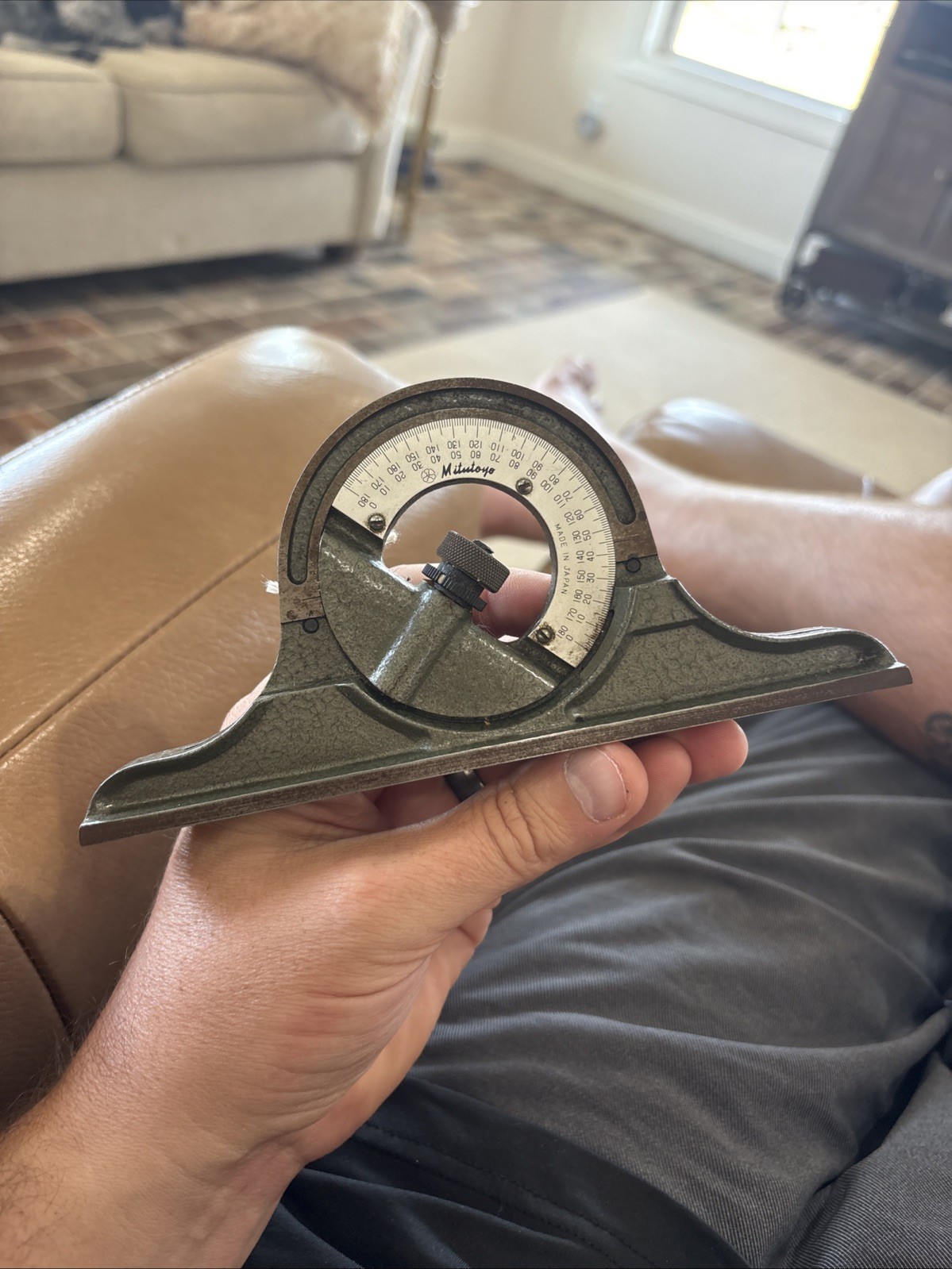 Mitutoyo 180–301 Combination Protractor Head*Made in Japan**Excellent Condition*