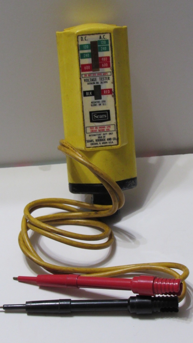 Sears 120-600 volt- Voltage tester