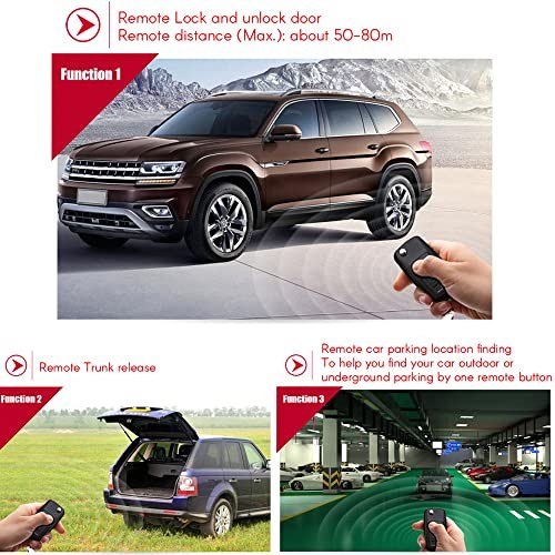 Universal Keylessntry System, Keylessntry Door Lock Trunk Release for Car, E