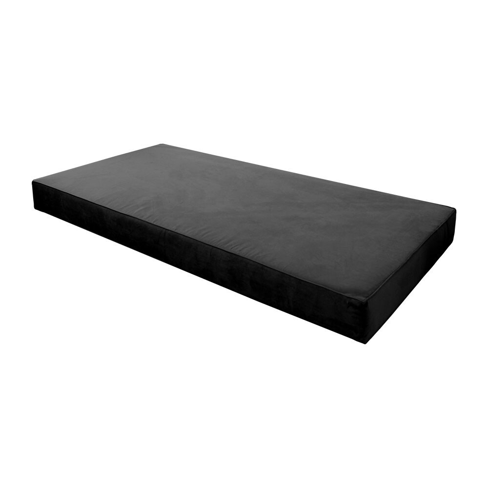 |SLIPCOVER ONLY| V5 Velvet Indoor Daybed Mattress Pillow Pipe Trim Full AD350