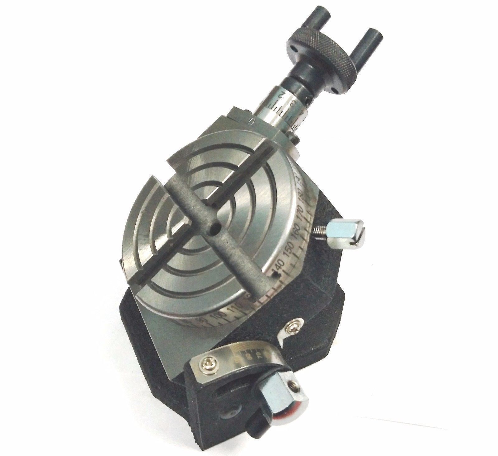 3" Inch 80mm Tilting Rotary Table Milling Indexing Machine Tool