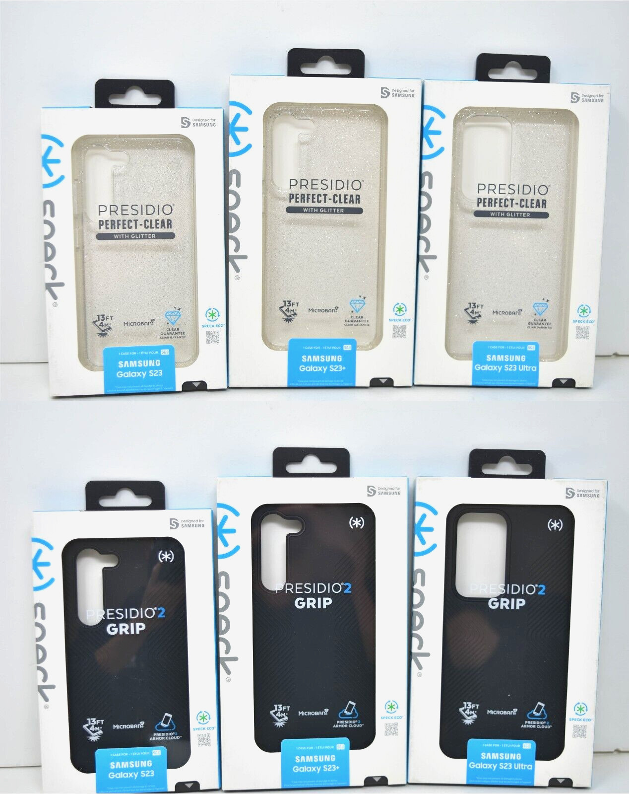 Speck Presidio Glitter or Grip Case for Samsung Galaxy S23, S23+ or S23 Ultra