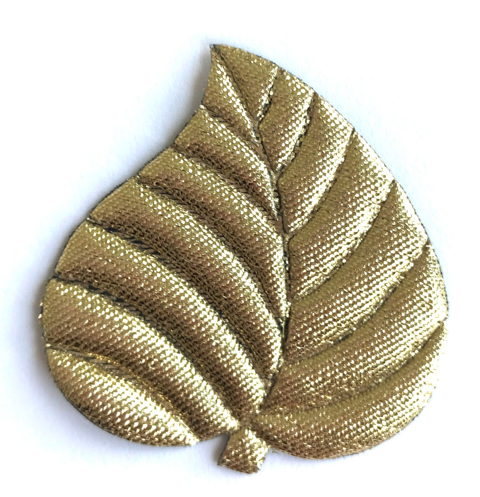 20 pcs Leaf Leaves Craft Puffins Padded Satin Applique Soft Shapes Scrapbooking