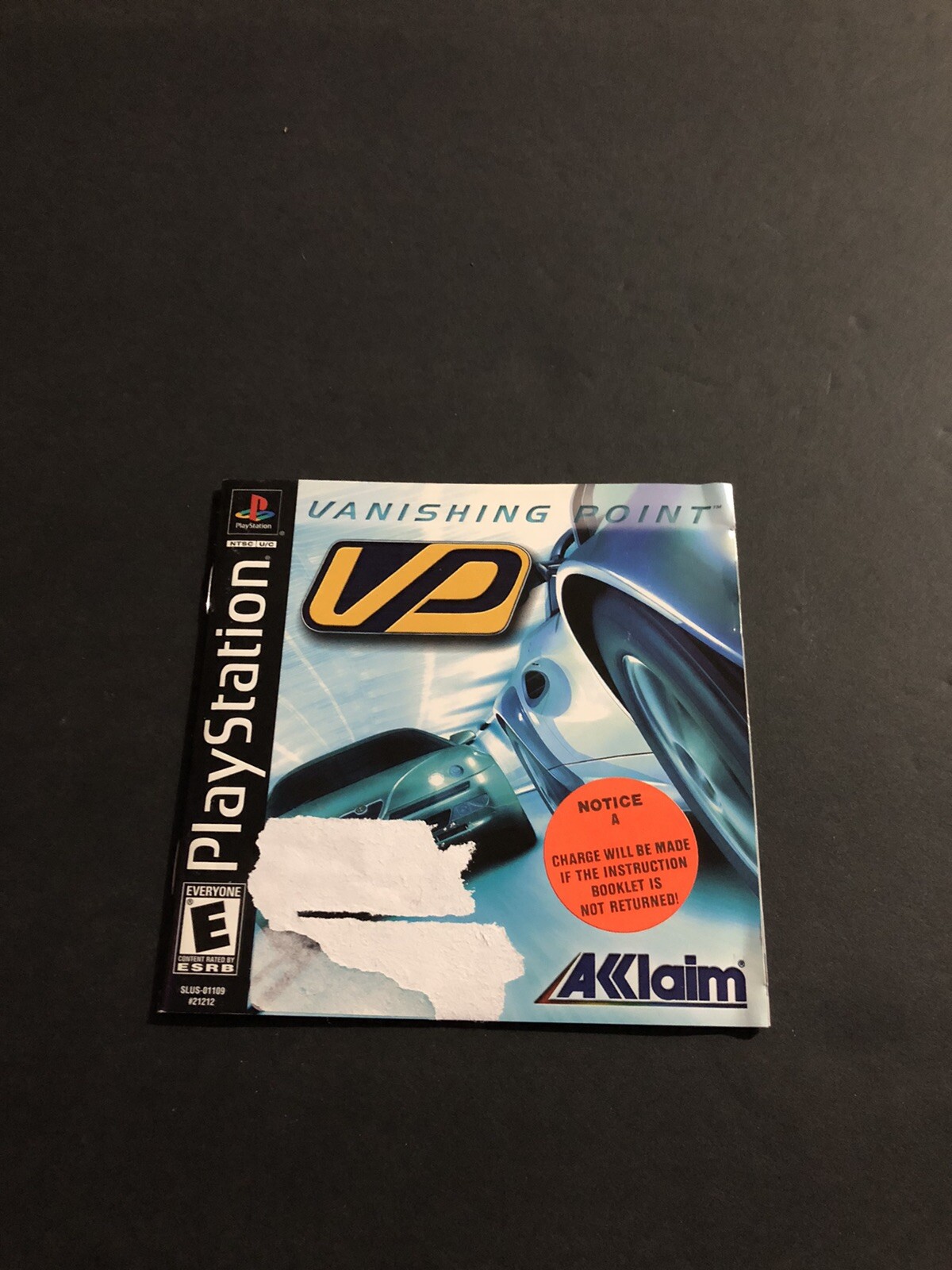 Vanishing point ps1 Manual Only