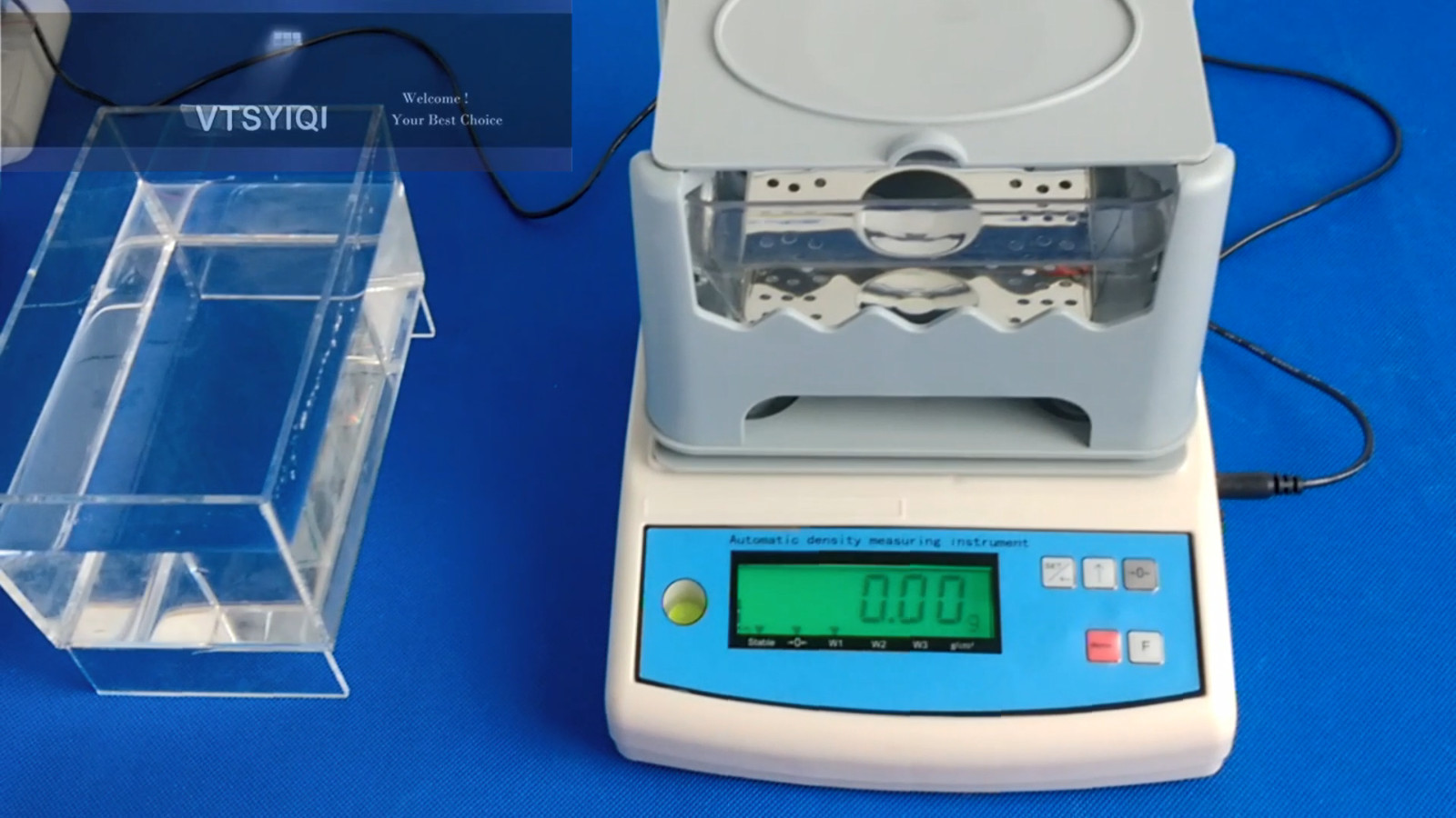 Solid Densitometer Density Meter Glass Plastic Density Instrument with 0.01-600g