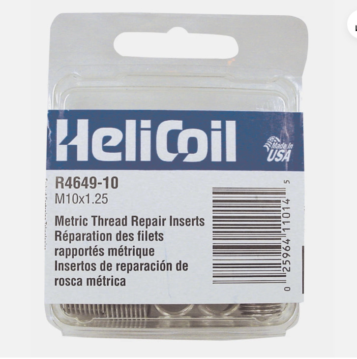 Helicoil 12PK INSERT M10-1.25  12PK  R4649-10