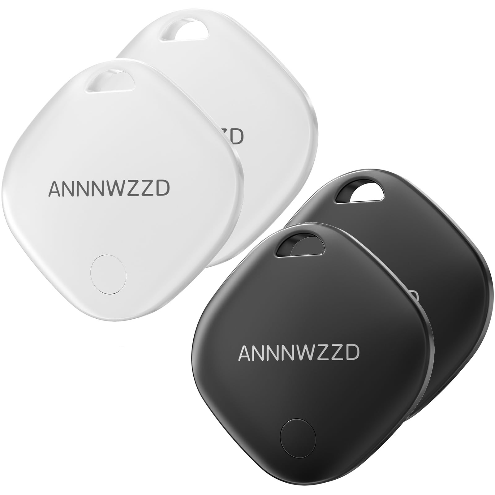 ANNNWZZD Tag 4 Pack Item Finders with Apple Find My APP (iOS Only) Help You T...