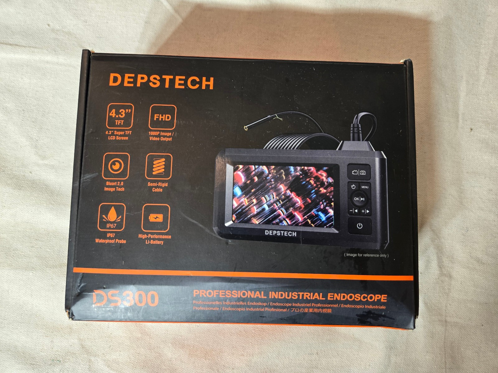 Depstech DS300 4.3" LCD Screen 1080p HD Digital Borescope Industrial...