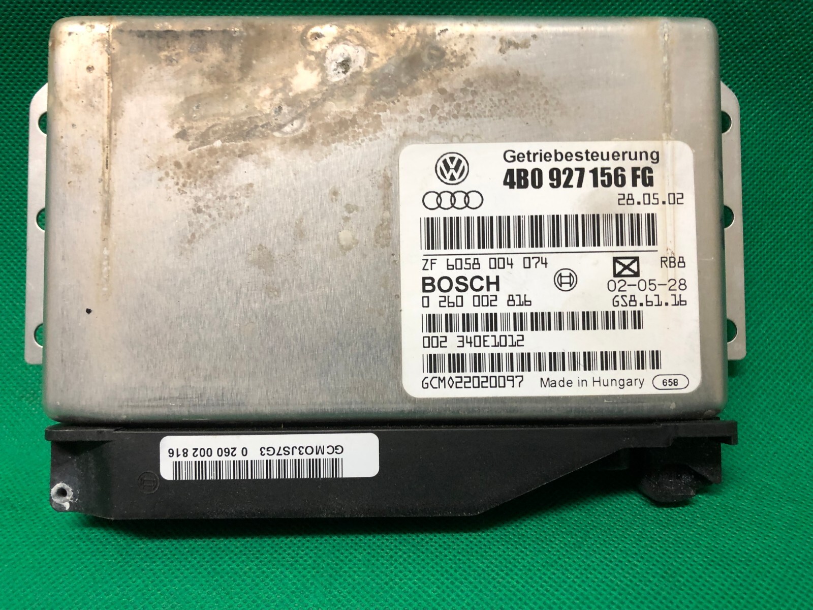 PROGRAMMED 02-04 AUDI A6 4.2 TRANSMISSION CONTROL AT MODULE 4B0927156FG TCM TCU