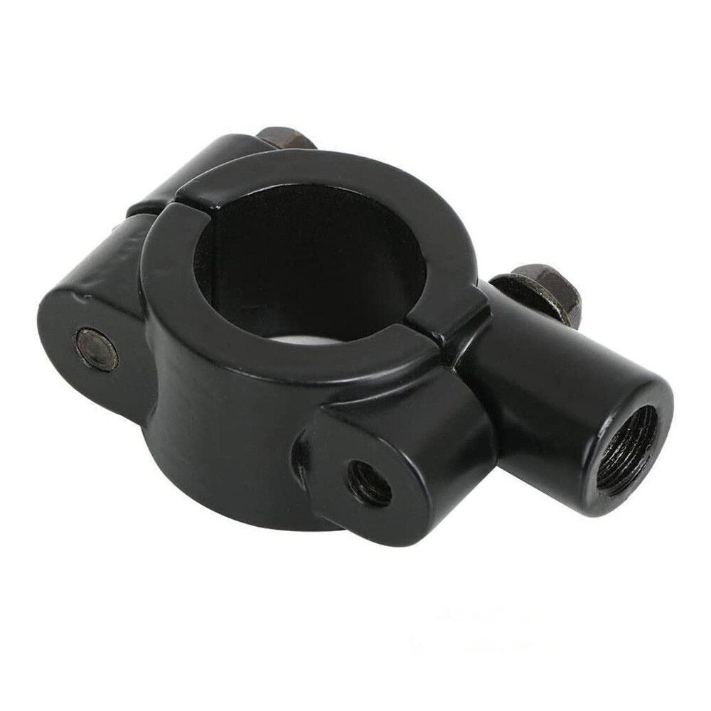 Pair 7/8" 10MM Motorcycle Handlebar Mirror Thread Mount Adaptor Holder Clamp M10